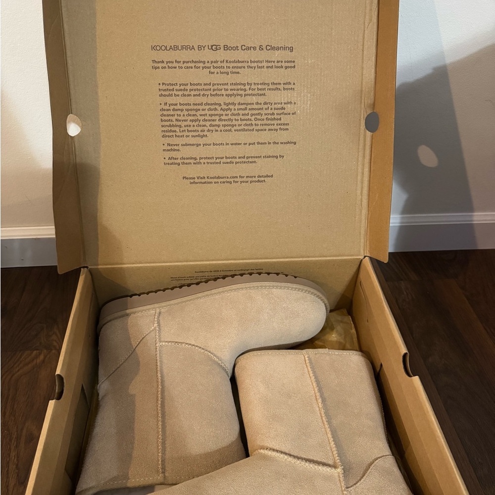 Koolaburra Tan Ankle Booties